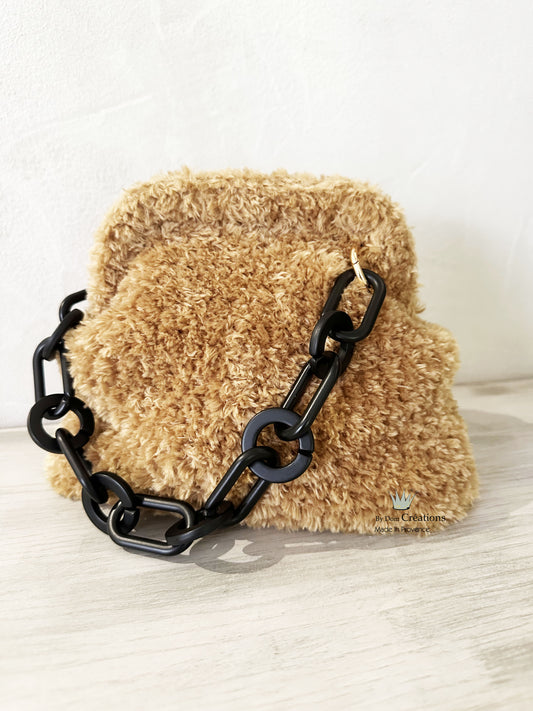 Sac pochette de soirée  , sac pochette réalisée au crochet. sac pochette  pour femme